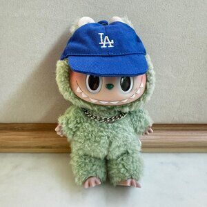 Labubu Hat - Blue Baseball Hat - LA Dodgers Hat - Labubu Accessories